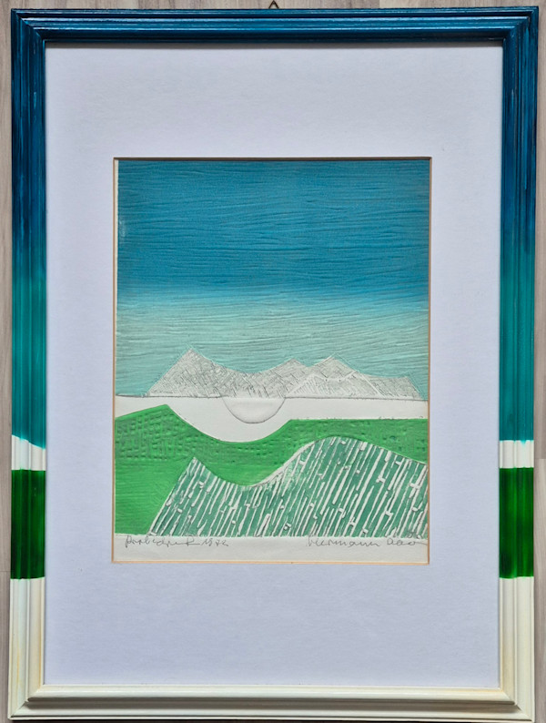 Berglandschaft in Salzburg by Hermann Ober