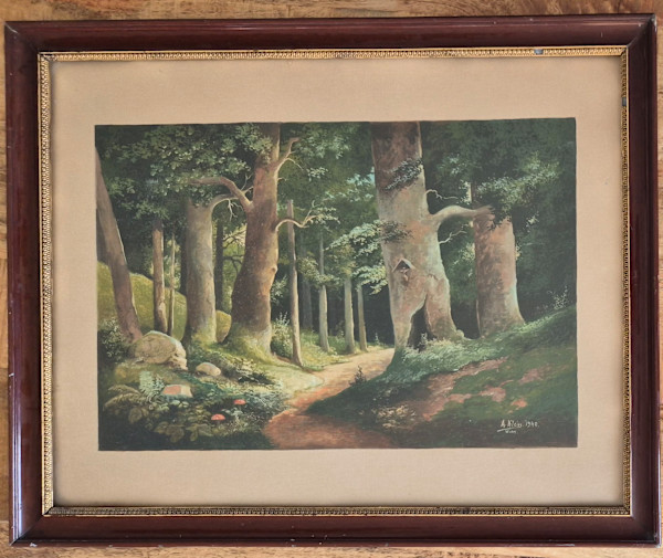 Waldweg by A. Klein