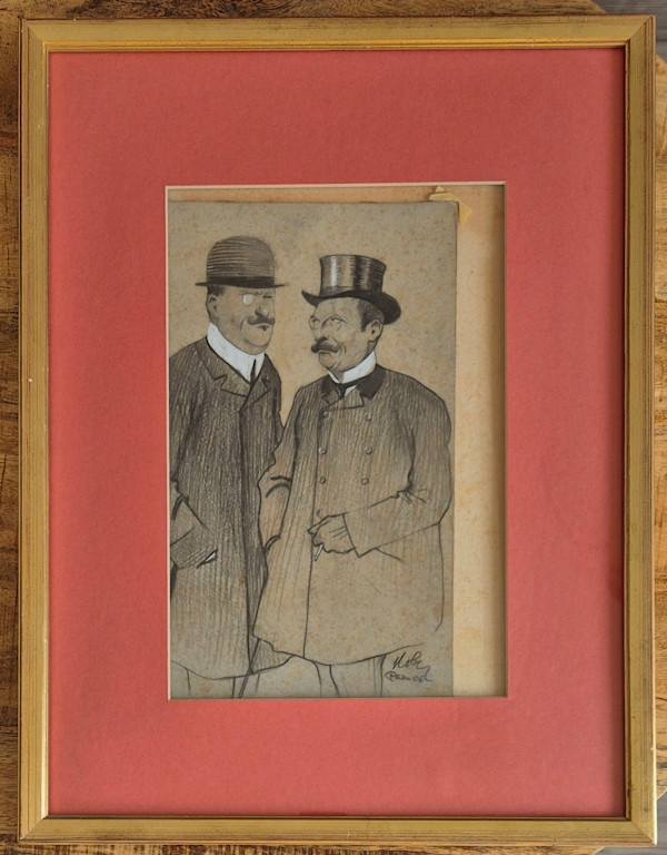 Zwei Edelmänner in Paris by . Hober