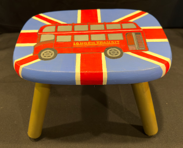 London Transit Stool by Leslie Nichol