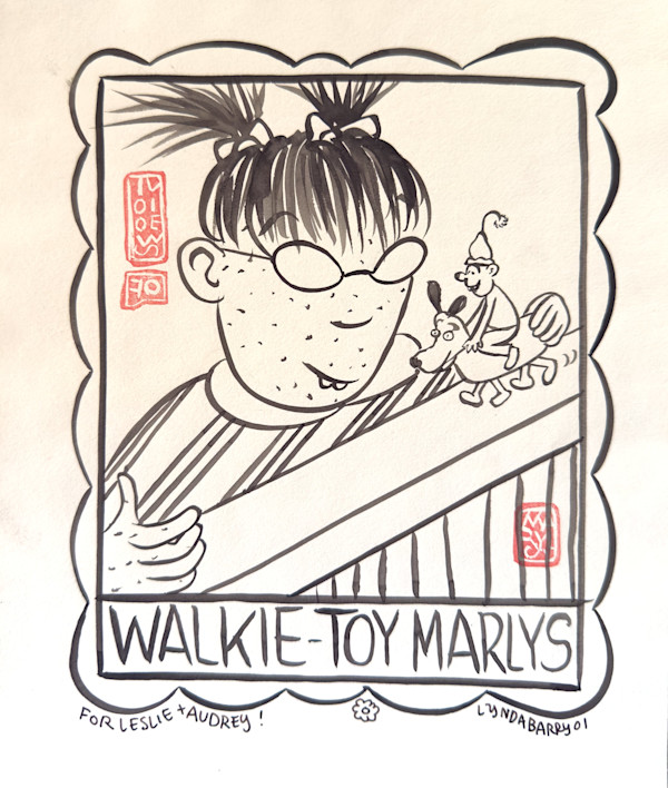 Walkie-Toy Marleys by Lynda Barry, Image 1.