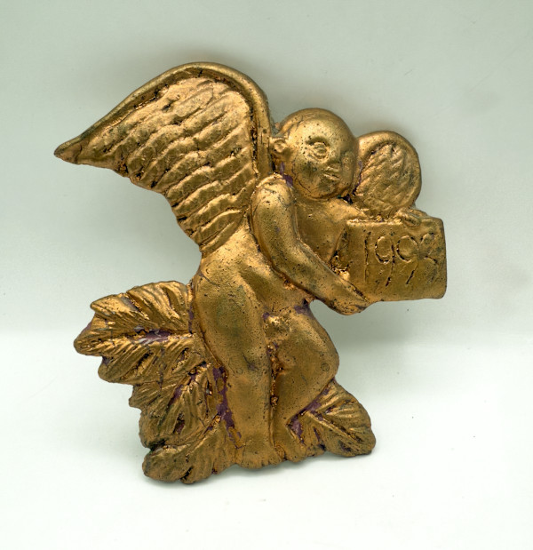 Untitled - gold angel by Daniel Postotnik
