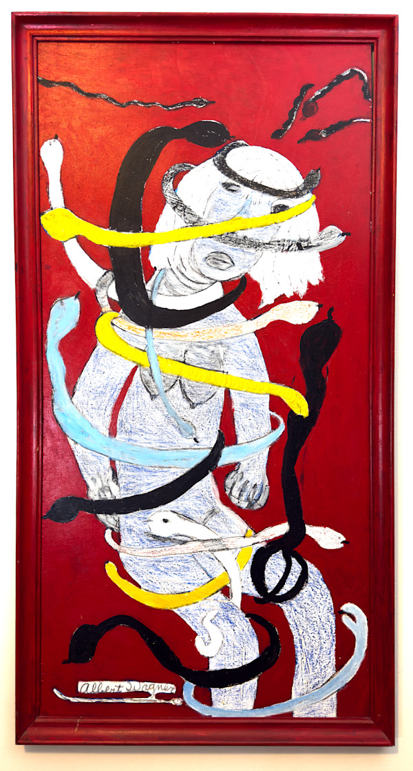 Untitled (red) by Albert Wagner