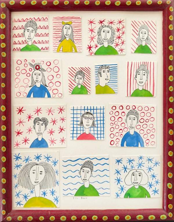 Untitled (faces) by Erin Brown, Image 2.