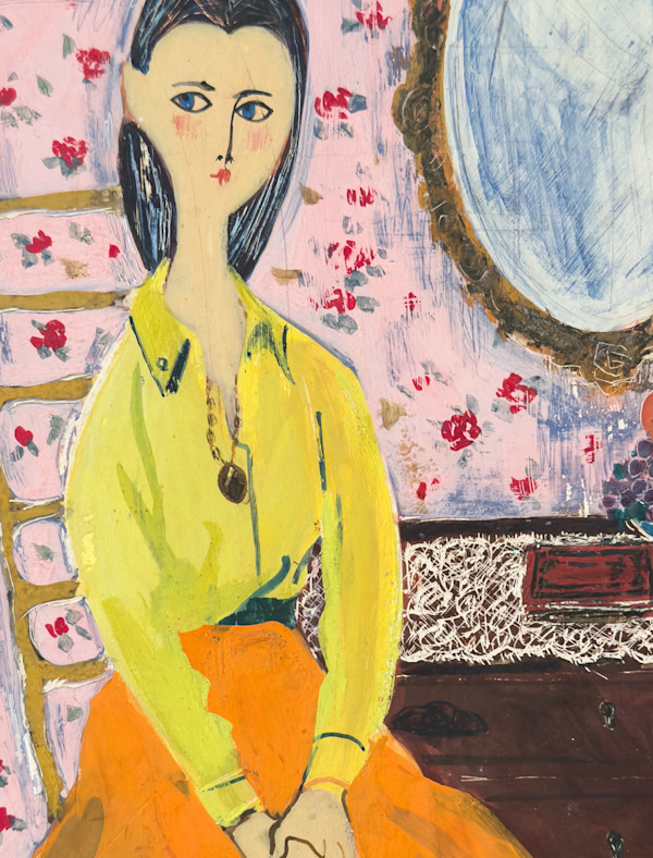 Woman With Mirror by Betty Blakeslee, Image 1.