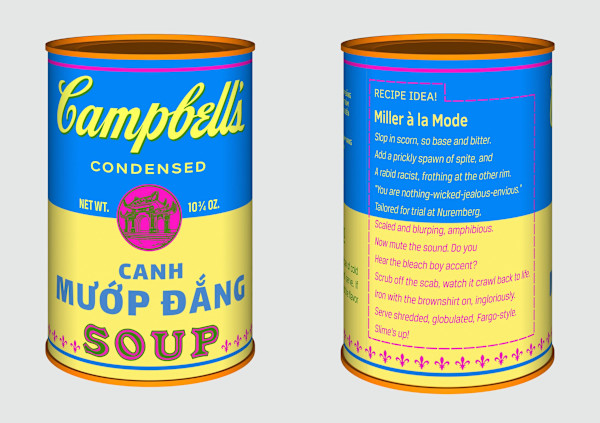 Vietnamese Soup Cans/ Canh Mướp Đắng from the series Perpetual Paintings by Trọng Gia Nguyễn, Image 1.