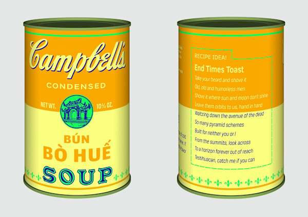 Vietnamese Soup Cans/ Bún Bò Huế from the series Perpetual Paintings by Trọng Gia Nguyễn, Image 1.