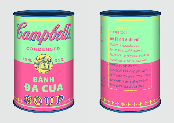 Vietnamese Soup Cans/Bánh Đa Cua from the series Perpetual Paintings by Trọng Gia Nguyễn, Image 1.