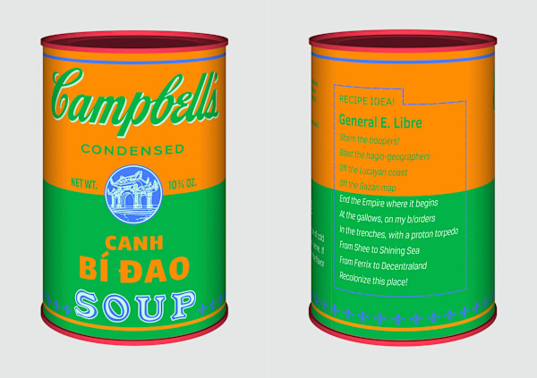 Vietnamese Soup Cans / Canh Bí Đao from the series Perpetual Paintings by Trọng Gia Nguyễn, Image 1.
