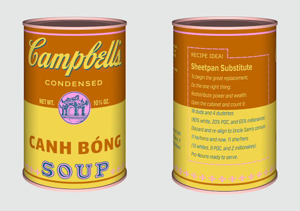 Vietnamese Soup Cans/ Canh Bóng from the series Perpetual Paintings by Trọng Gia Nguyễn, Image 1.