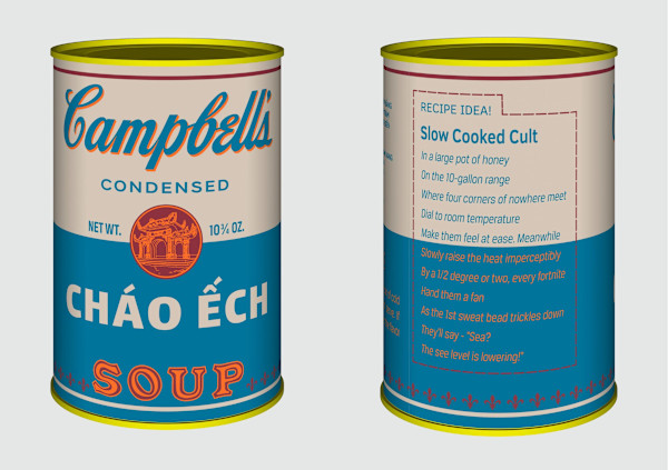 Vietnamese Soup Cans/  Cháo Ếch from the series Perpetual Paintings by Trọng Gia Nguyễn, Image 1.