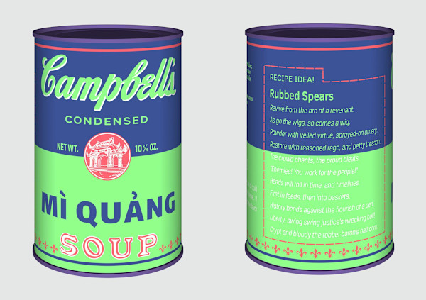 Vietnamese Soup Cans/  Mì Quảng from the series Perpetual Paintings by Trọng Gia Nguyễn, Image 1.