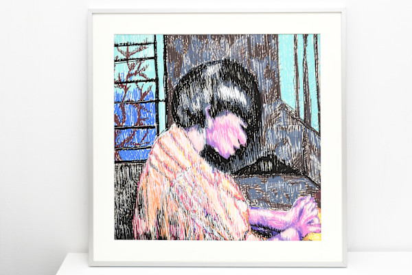 Woman staring at her hands by Huỳnh Công Nhớ, Image 1.