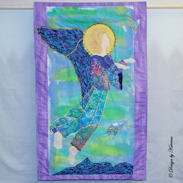 Angel with Bird by Katrina Sjoberg