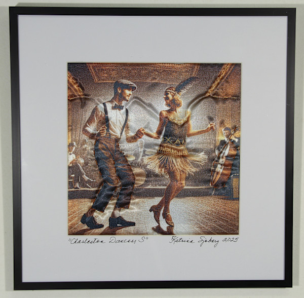 Charleston Dancers S by Katrina Sjoberg
