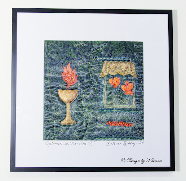 Cyclamen in Window R by Katrina Sjoberg, Image 1.