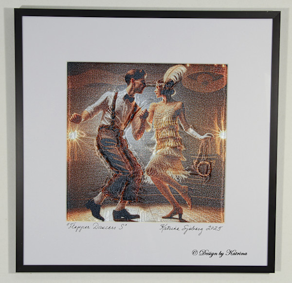 Flapper Dancers S by Katrina Sjoberg