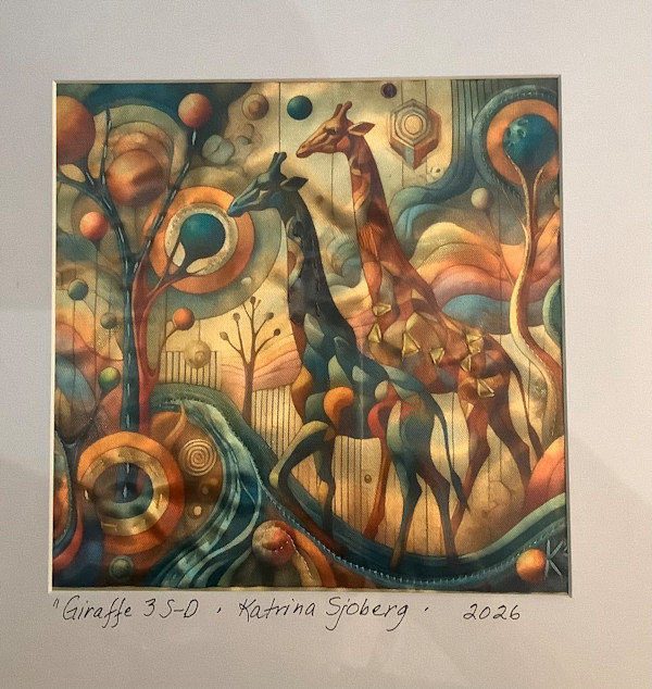 Giraffe 3 S-D by Katrina Sjoberg, Image 1.