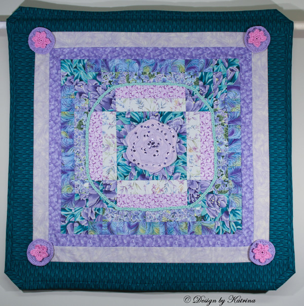 Tulips 'n Teal Re-mix by Katrina Sjoberg