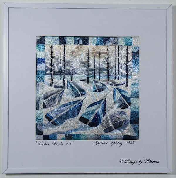 Winter Boats 5S by Katrina Sjoberg