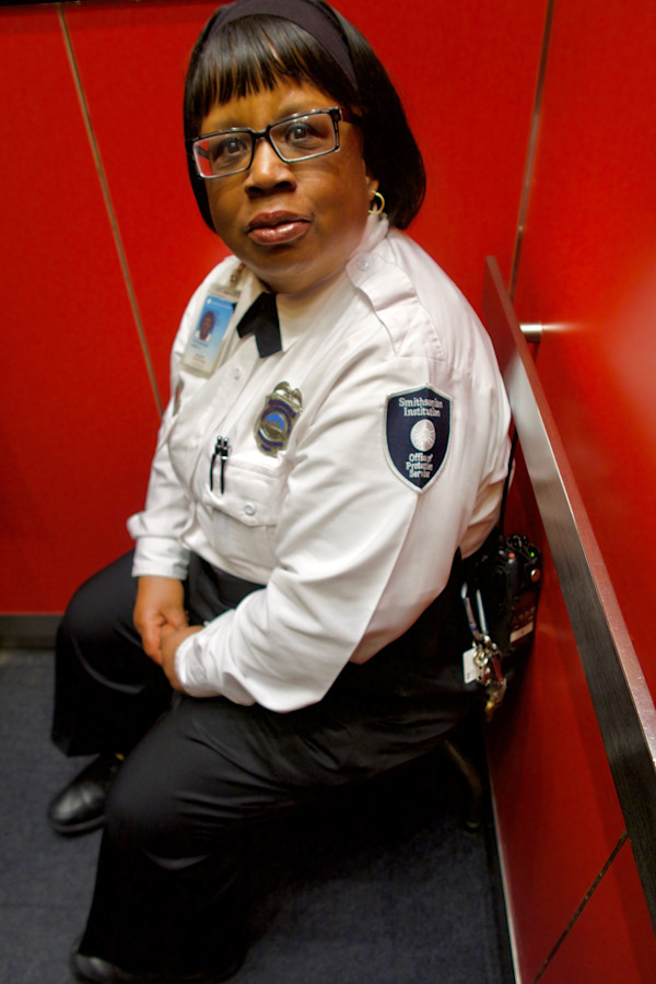 Security, the Hirshhorn. by Patricia Buck