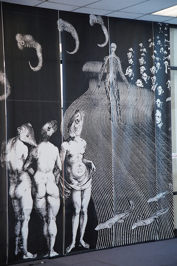 Installation of Genetics/Memetics, Artomatic 2002 by Patricia Buck
