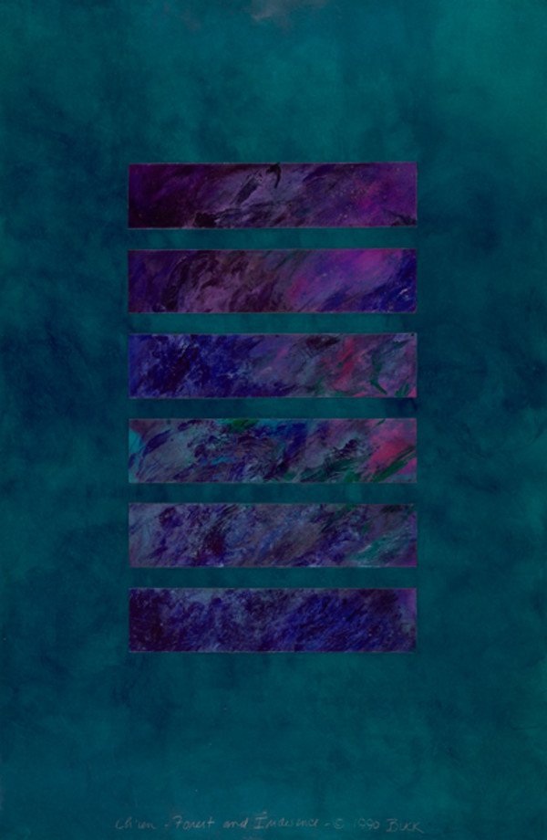 Paintings of the I Ching: Forest and Iridescence by Patricia Buck