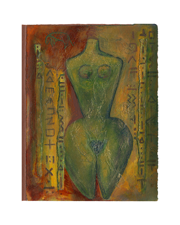 Goddess Manuscript: Fertile Goddess by Patricia Buck