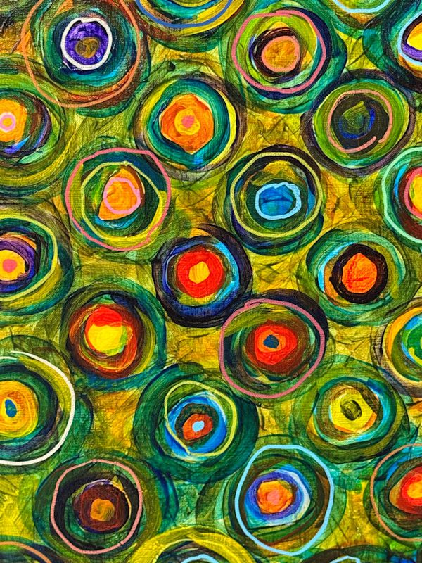 Bull's-eye Triptych by Patricia Buck, Image 8.