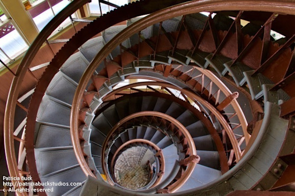 Pagoda staircase, Baltimore. by Patricia Buck, Image 1.