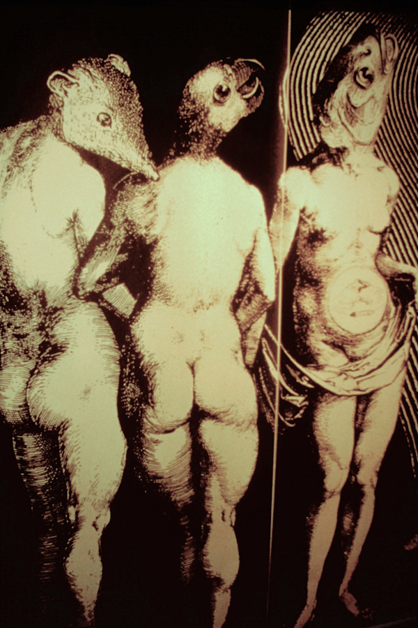 The Three Witches (installation detail) by Patricia Buck, Image 2.