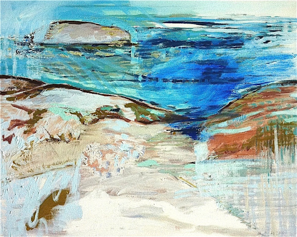 Rock near Windmill Beach 2 by Angela Briggs