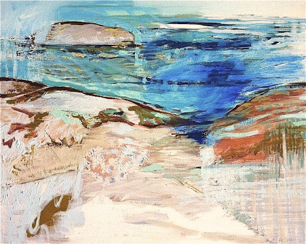 Rock near Windmill Beach 2 by Angela Briggs