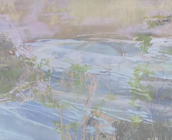 Mbashee lagoon by Angela Briggs