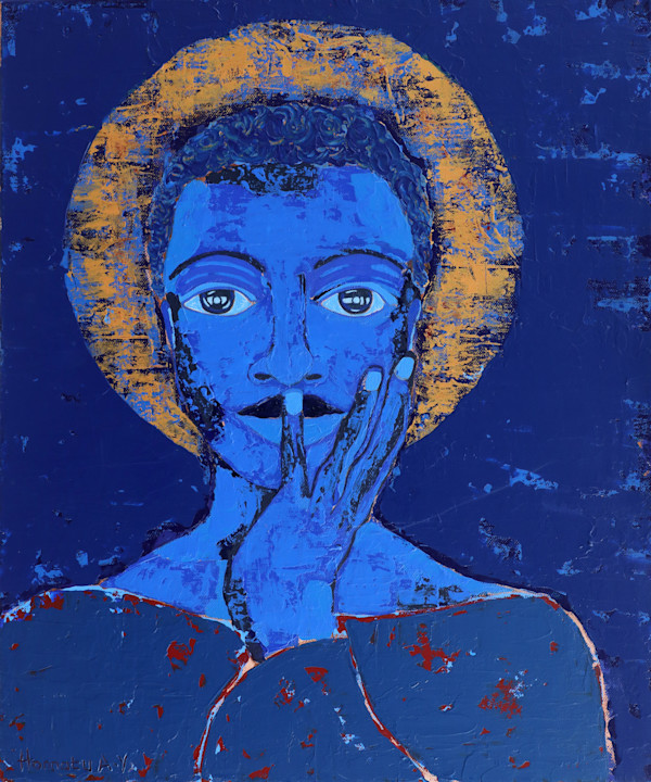 Contemplating Contentment, 2024 by Hannatu Ageni-Yusuf