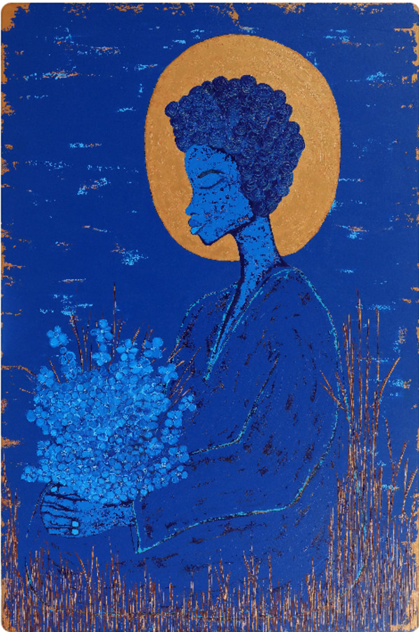 In This Story Godot Arrives, 2025 by Hannatu Ageni-Yusuf