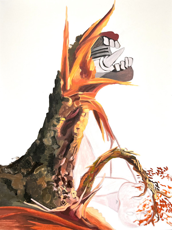 Screaming Stump, After Cole and Picasso by Betsy Jacks, Image 1.