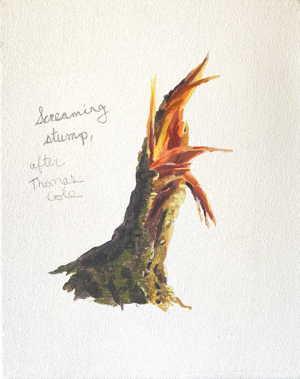 Screaming Stump, After Thomas Cole's Oxbow by Betsy Jacks