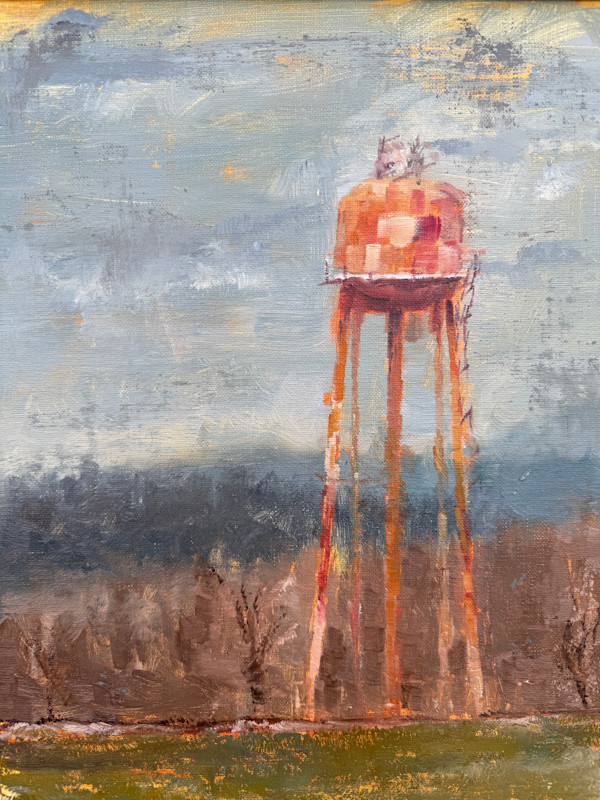 Corvallis Airport Water Tower by Brandon Waite