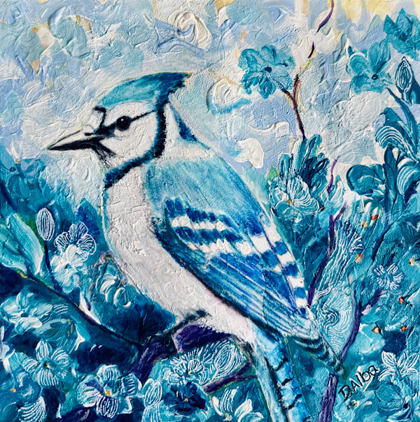 Blue Jay (Limited-edition giclée prints available) by Diego Alba