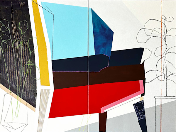 Chair I (Diptych) by Diego Alba