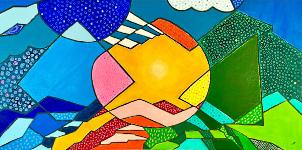Geometric Landscape by Diego Alba