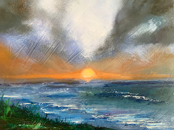 Naples Sunset (Limited-edition giclée prints available) by Diego Alba