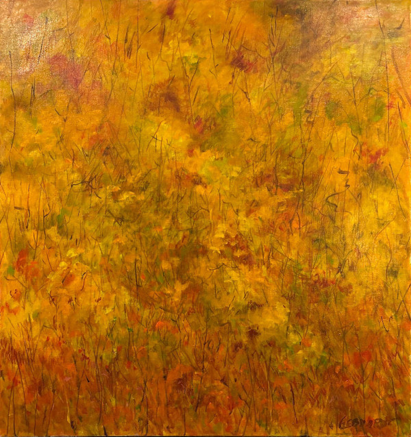 Abstract Fall Leaves by Arthur Gebhardt, Image 2.