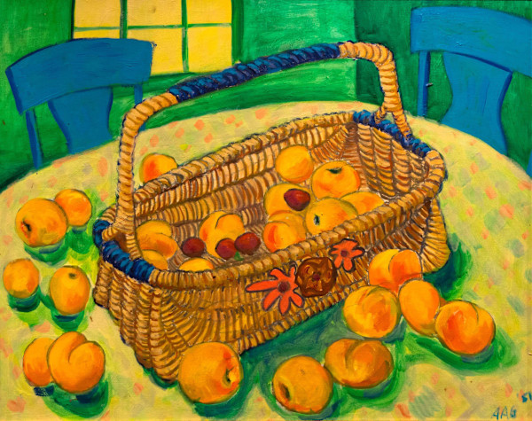 Fresh Peaches by Arthur Gebhardt, Image 2.