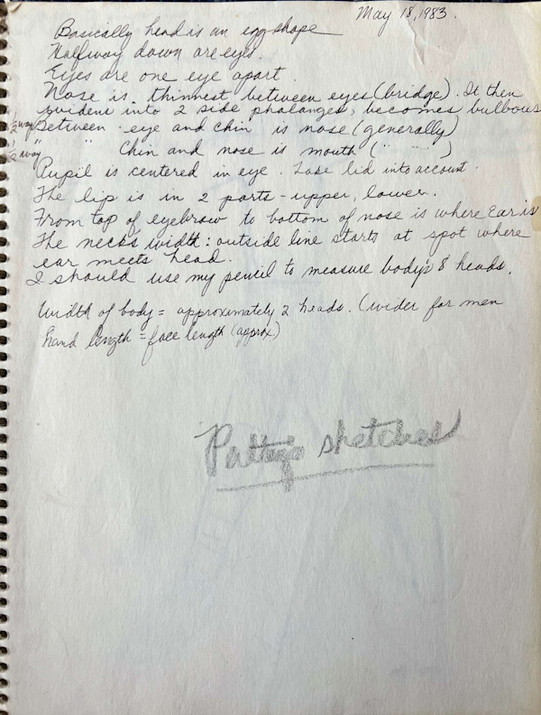 Patty's Sketch - Notes by Arthur Gebhardt, Image 2.