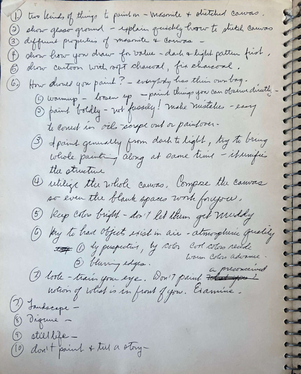 Sketch Pad Notes by Arthur Gebhardt, Image 5.