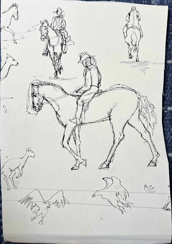 Safari Sketch by Arthur Gebhardt, Image 5.