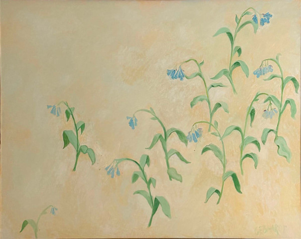 Blue Flowers by Arthur Gebhardt