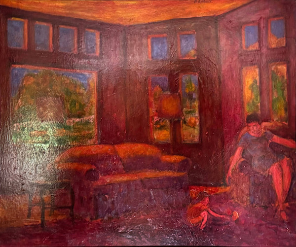 Mother and Child - Red Glaze by Arthur Gebhardt, Image 2.